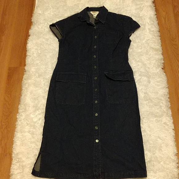 Talbots Dresses & Skirts - Talbot's Jean Sleeveless Dress sz 6